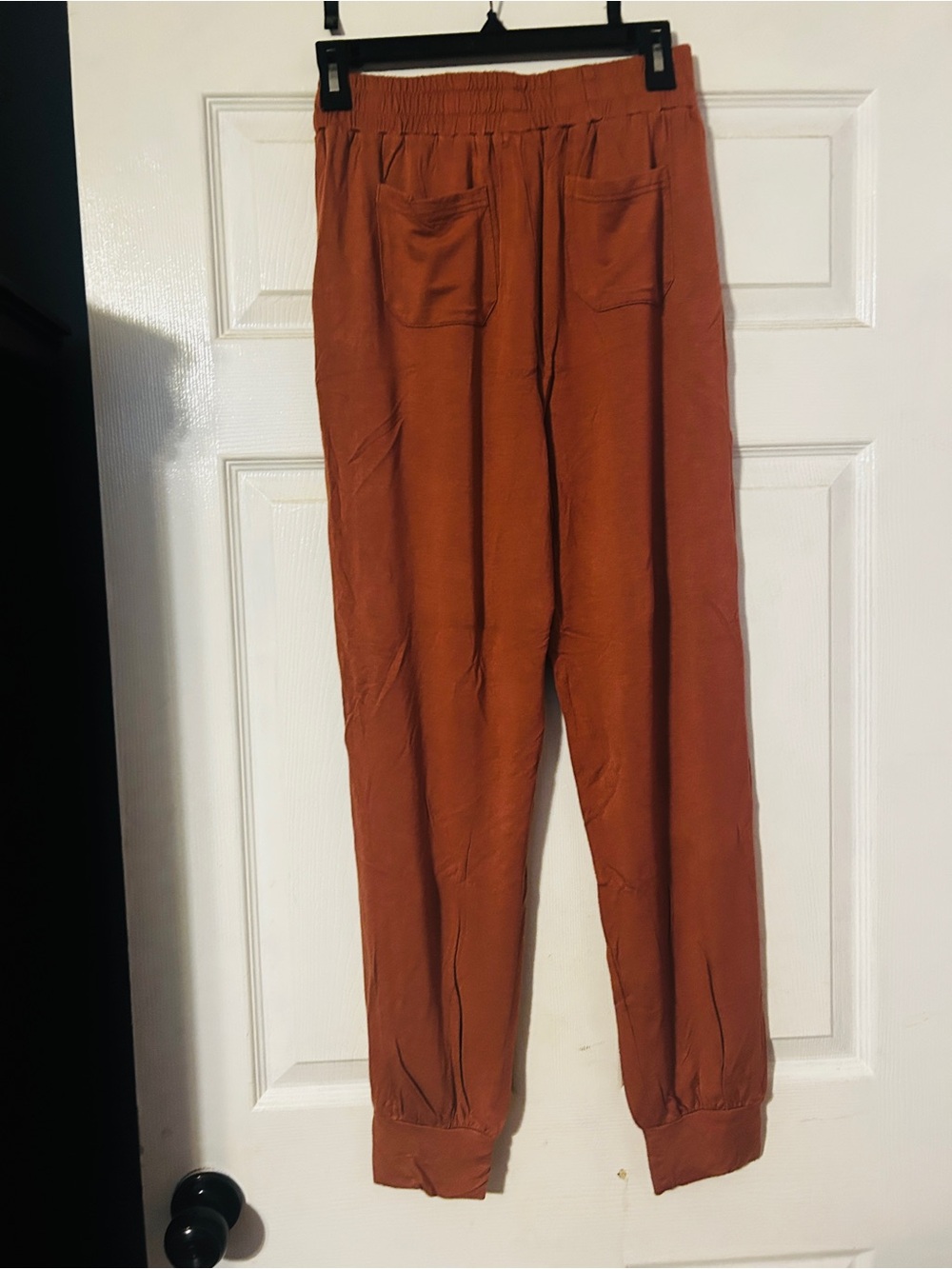 Copper Key Rust Drawstring Joggers - Picture 2 of 6